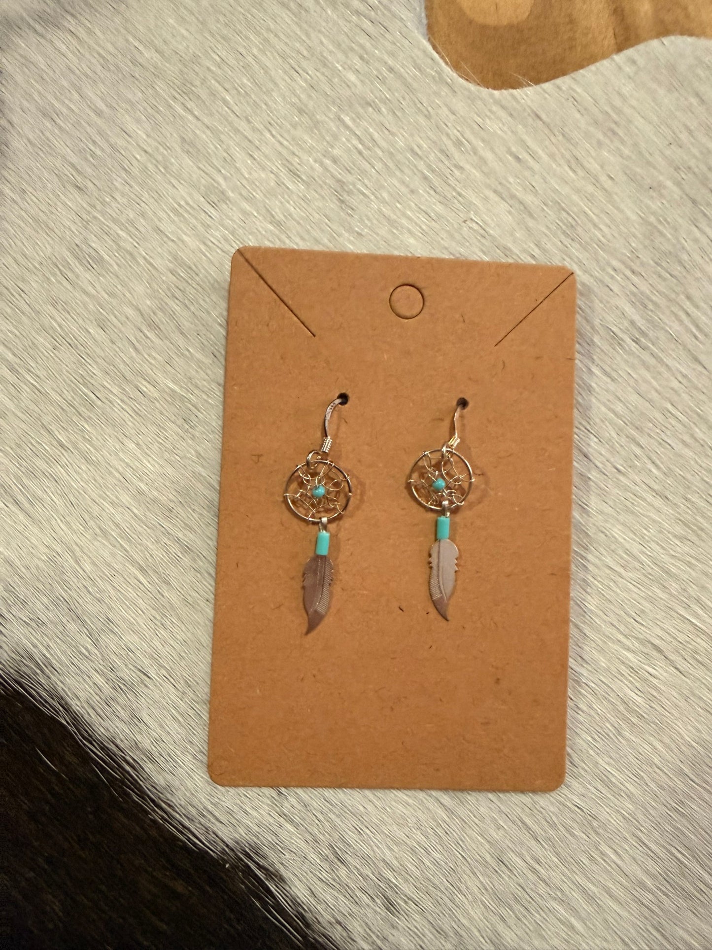 Small Dreamcatcher Dangle Earrings