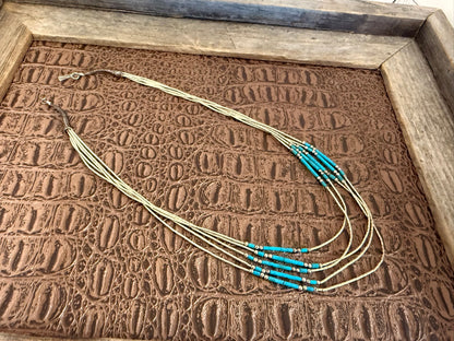 Multi Layered Liquid Silver Necklace