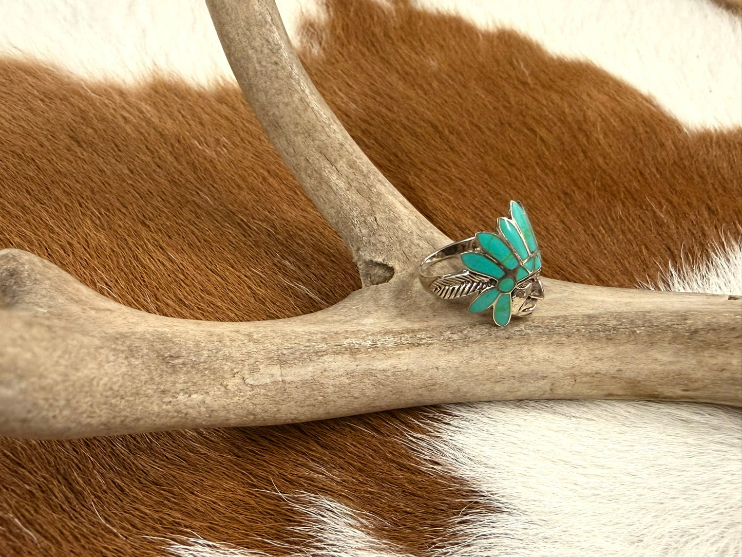 Chief Inlay Ring Size 8