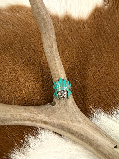 Chief Inlay Ring Size 8