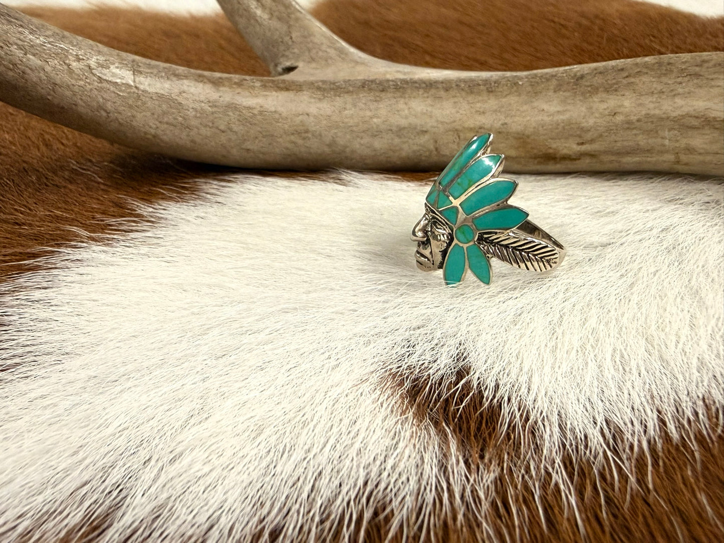 Chief Inlay Ring Size 8
