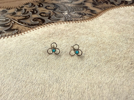 Clover Turquoise Earrings