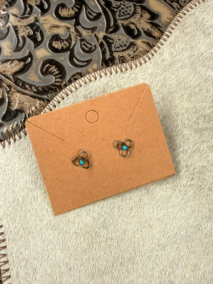 Clover Turquoise Earrings