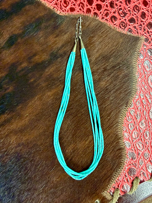 Beaded Turquoise Necklace