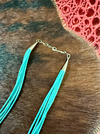 Beaded Turquoise Necklace