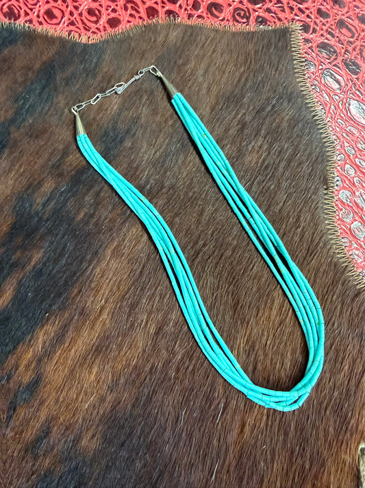 Beaded Turquoise Necklace