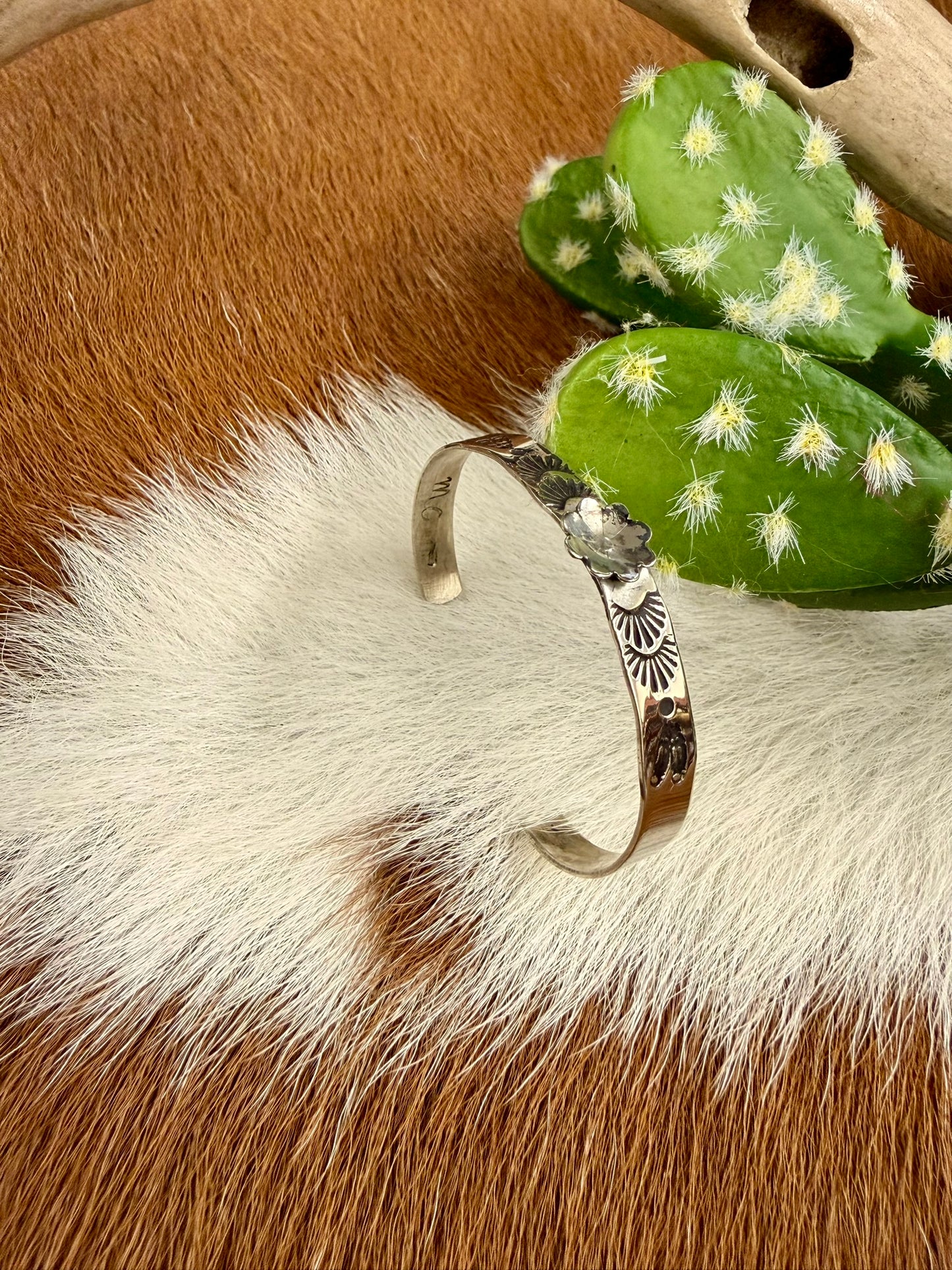 Baby/Toddler Floral Stamped Cuff