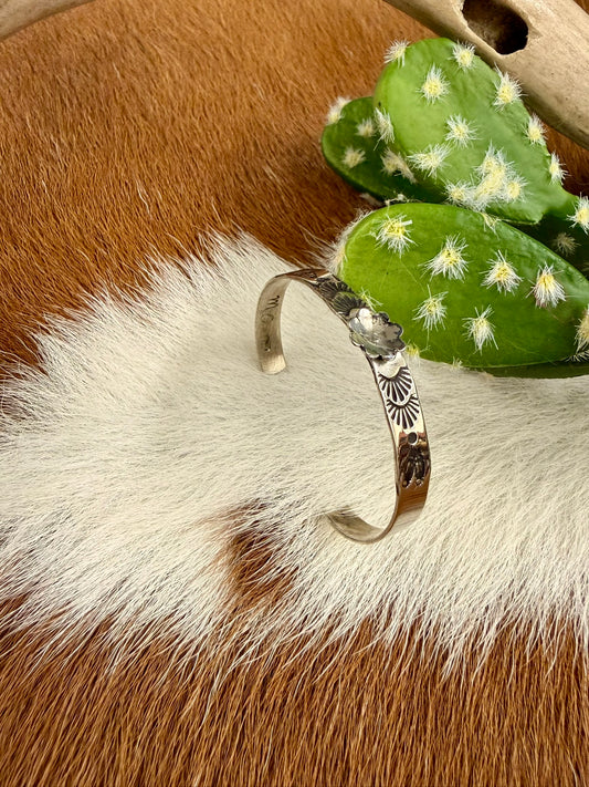 Baby/Toddler Floral Stamped Cuff