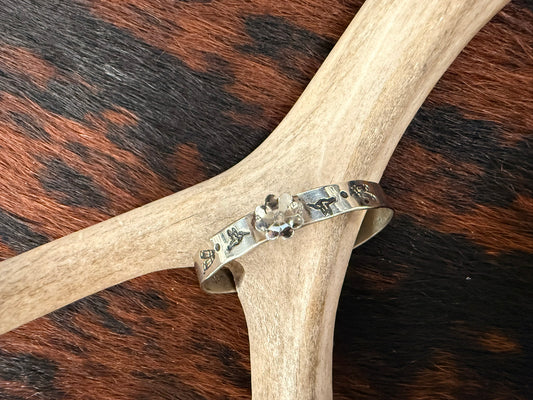 Baby/Toddler Hummingbird Stamped Cuff