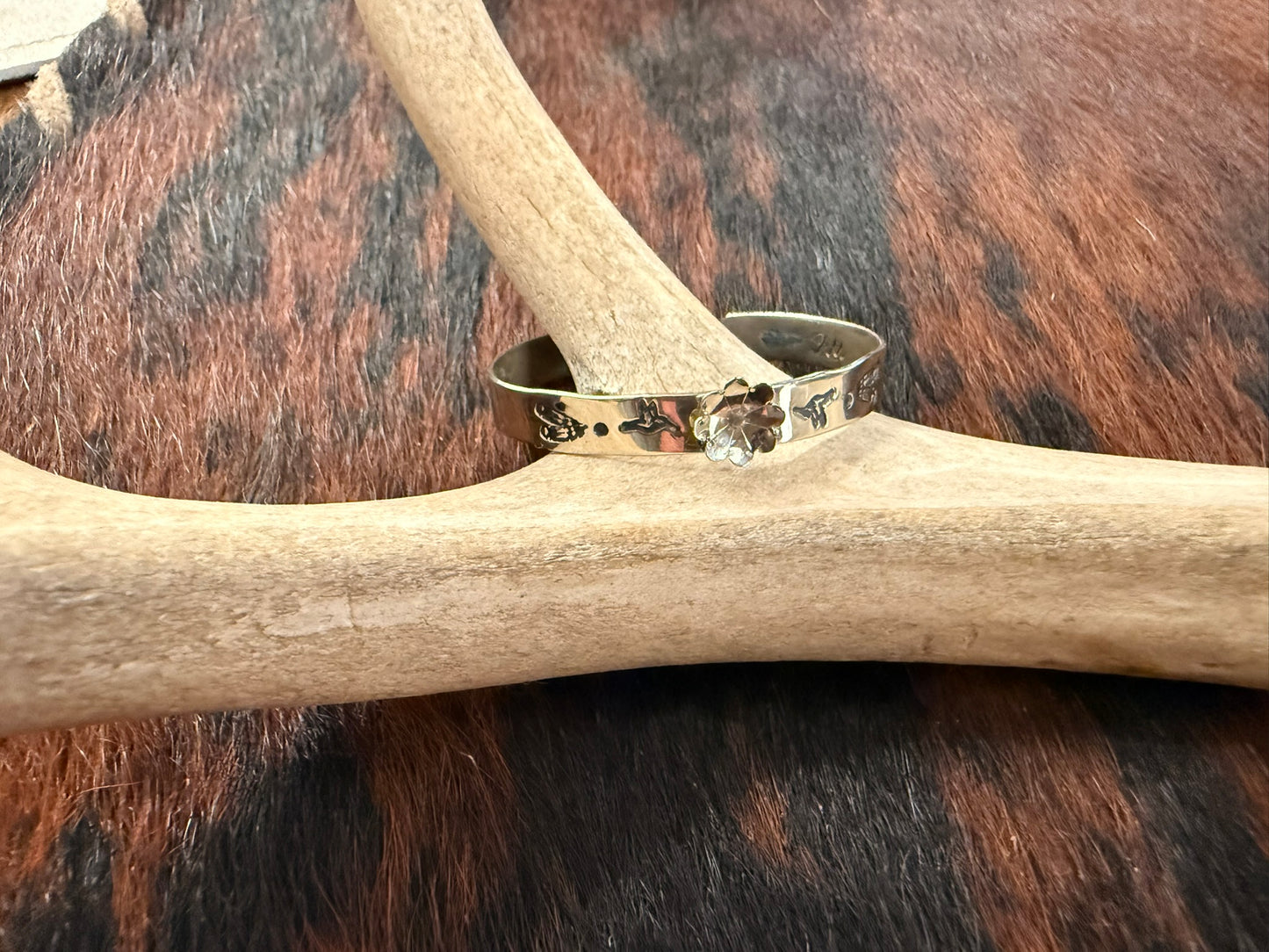Baby/Toddler Hummingbird Stamped Cuff