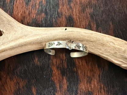 Baby/Toddler Hummingbird Stamped Cuff