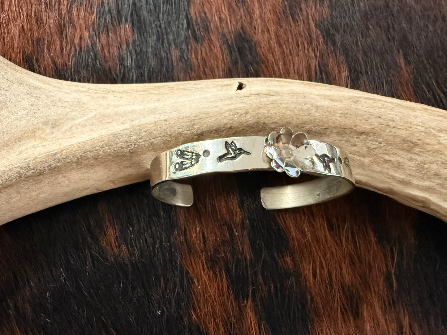 Baby/Toddler Hummingbird Stamped Cuff