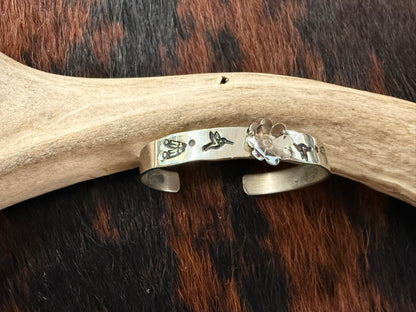 Baby/Toddler Hummingbird Stamped Cuff
