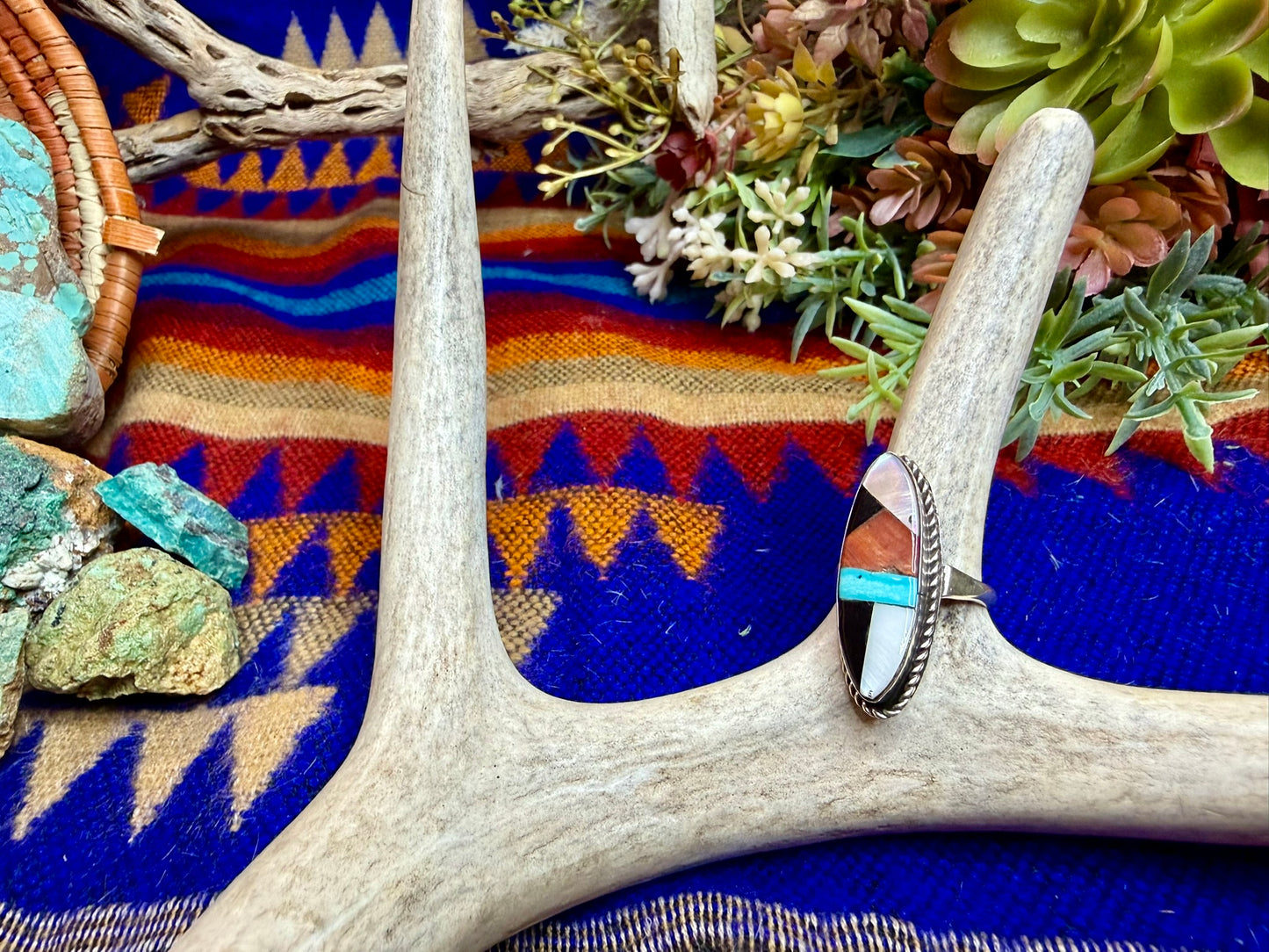 Inlay Ring Size 6.75