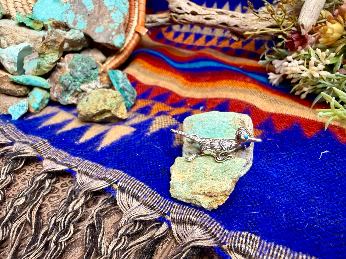 Roadrunner Brooch