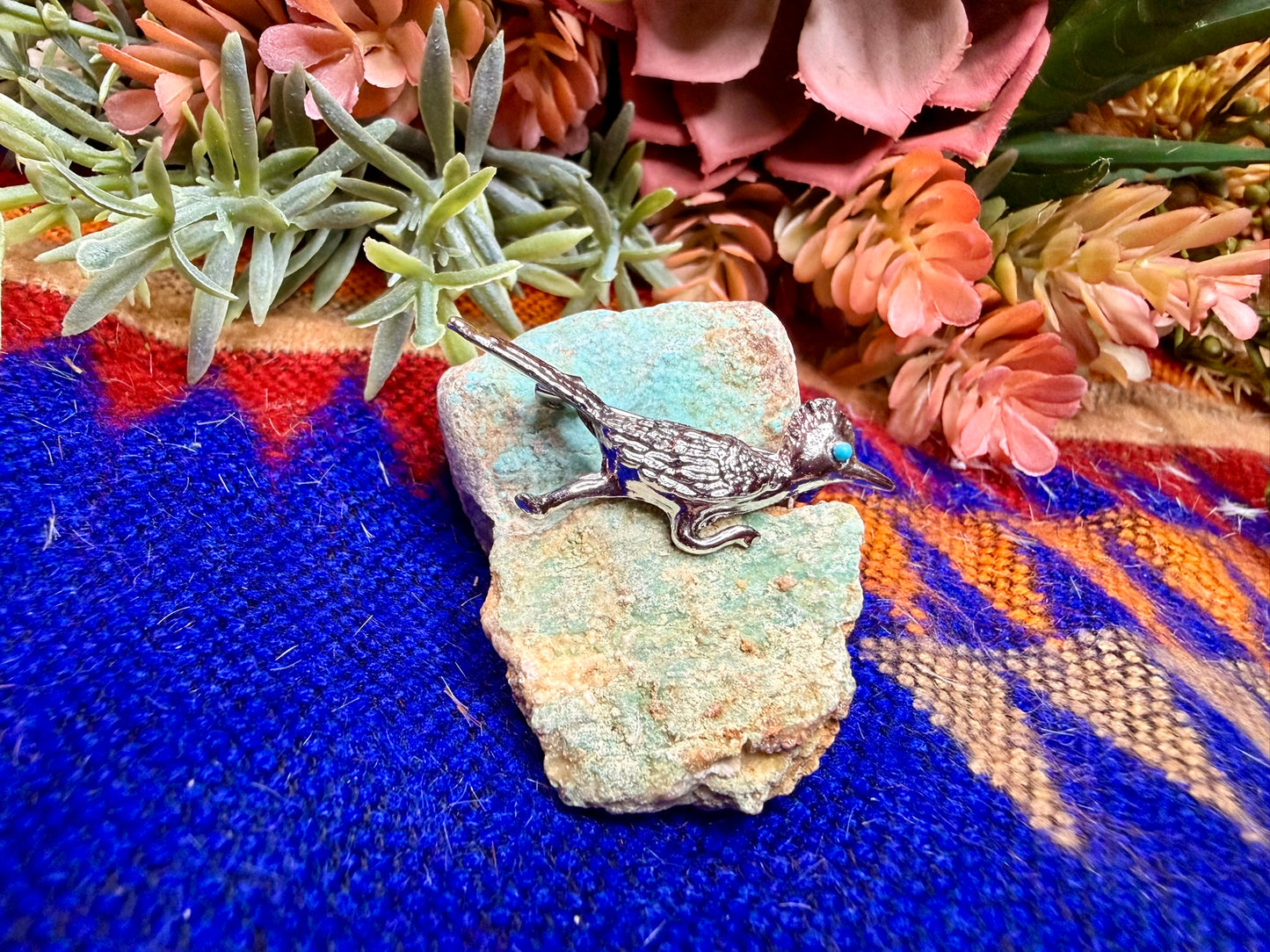 Roadrunner Brooch