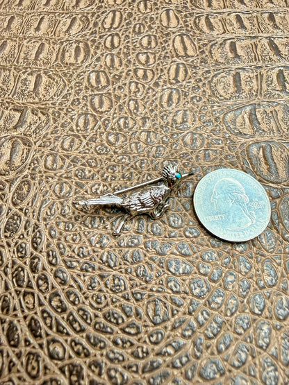 Roadrunner Brooch