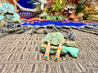 Spiny Oyster Dangle Earrings