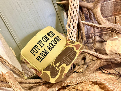 Put it on the Farm Account Trucker Hat
