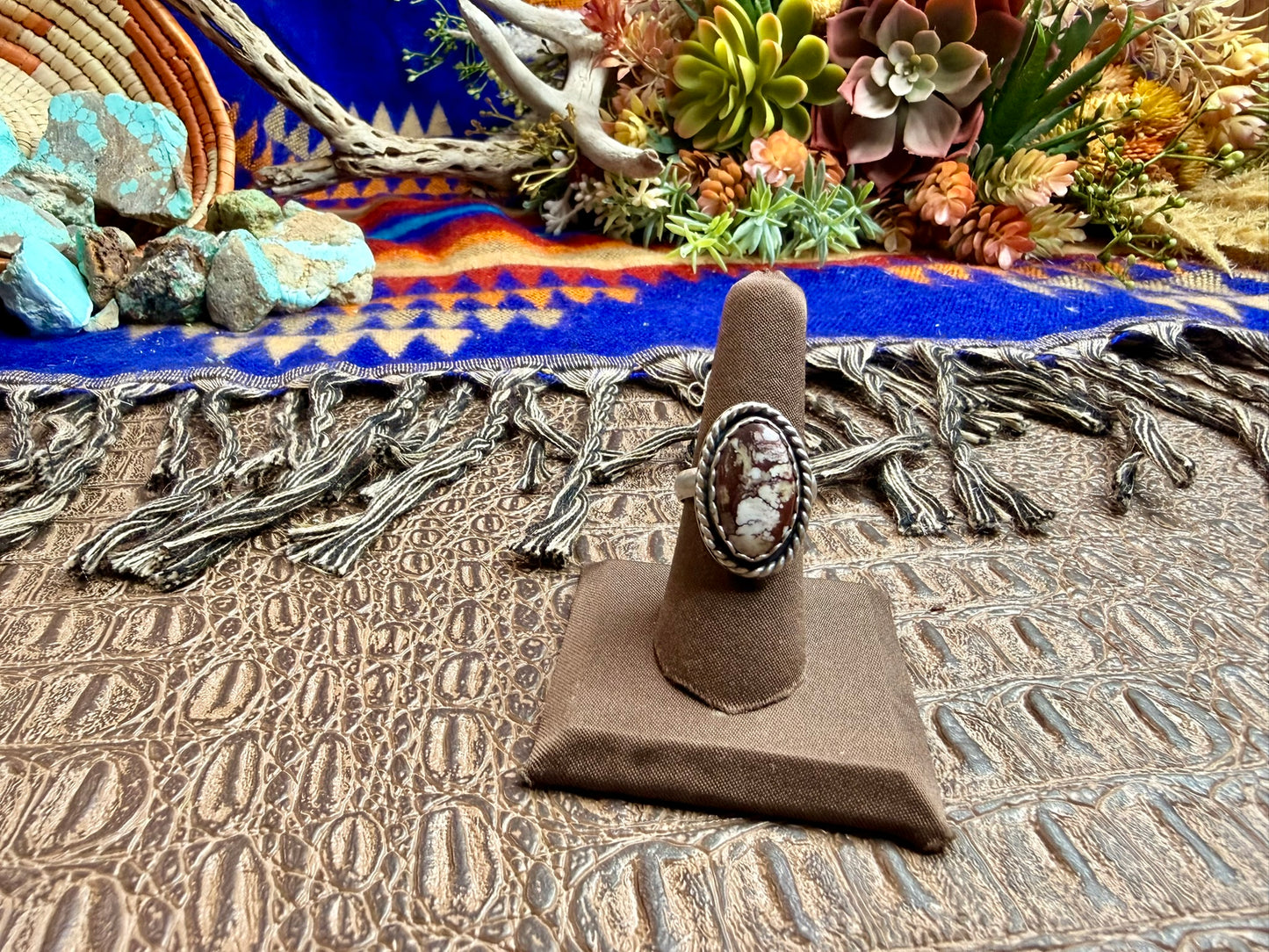 Wild Horse Oval Ring Size Adjustable