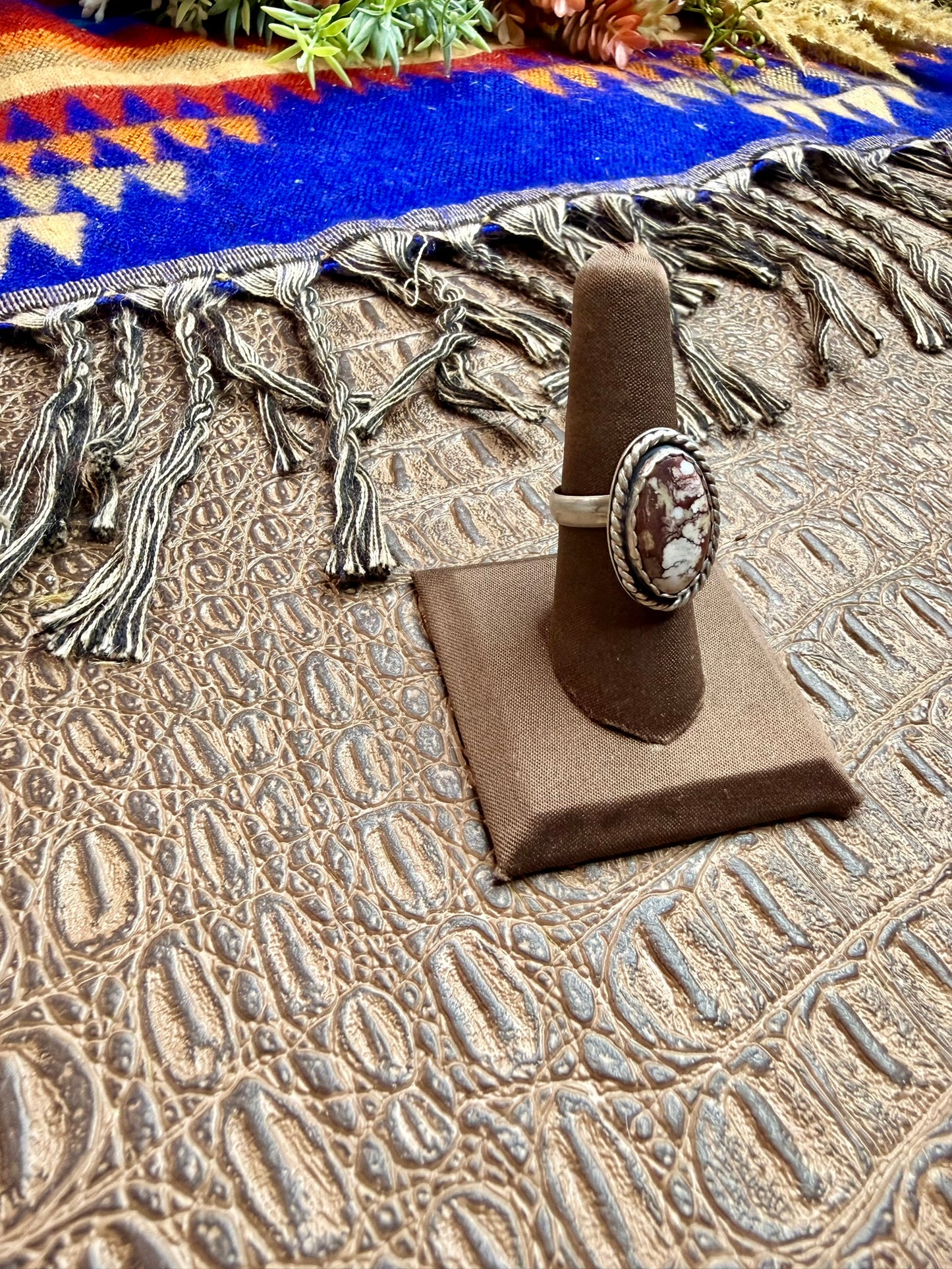 Wild Horse Oval Ring Size Adjustable