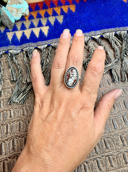 Wild Horse Oval Ring Size Adjustable