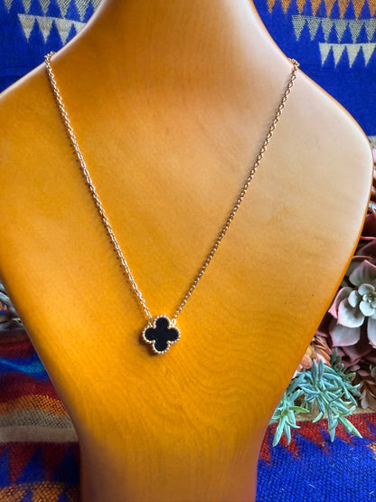 Black Clover Design Fashion Necklace