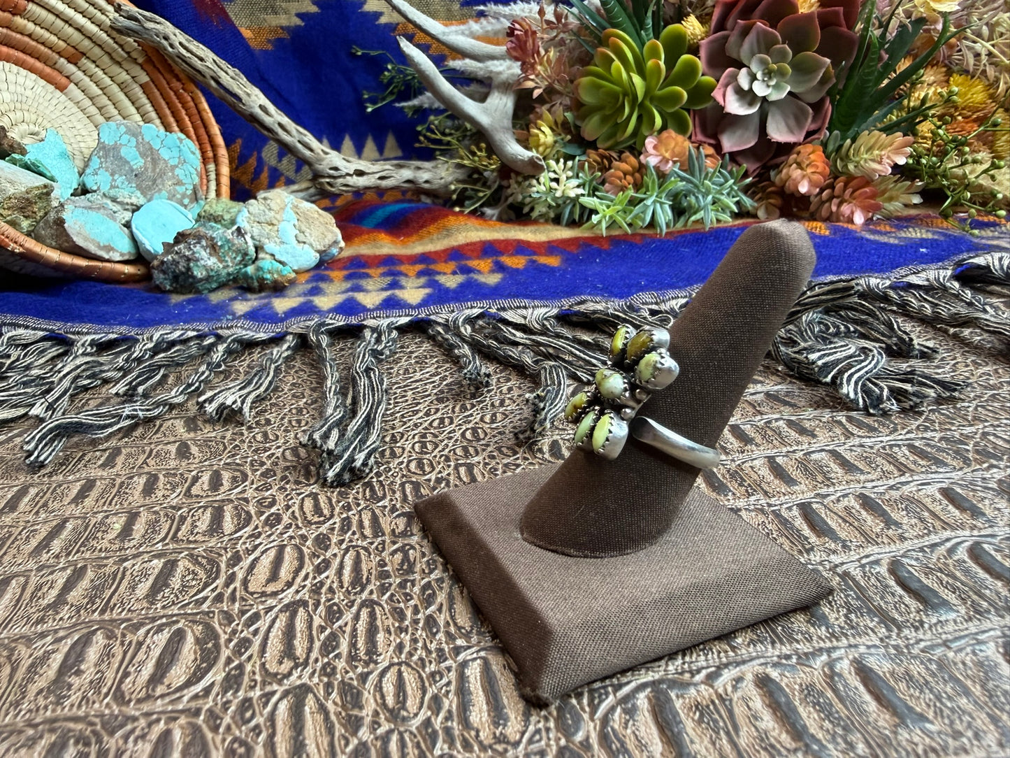 Palamino Turquoise Ring Size Adjustable