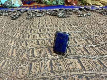 Blue Lapis Ring Size 6