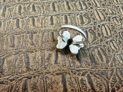Snythetic Pink Opal Ring Size Adjustable