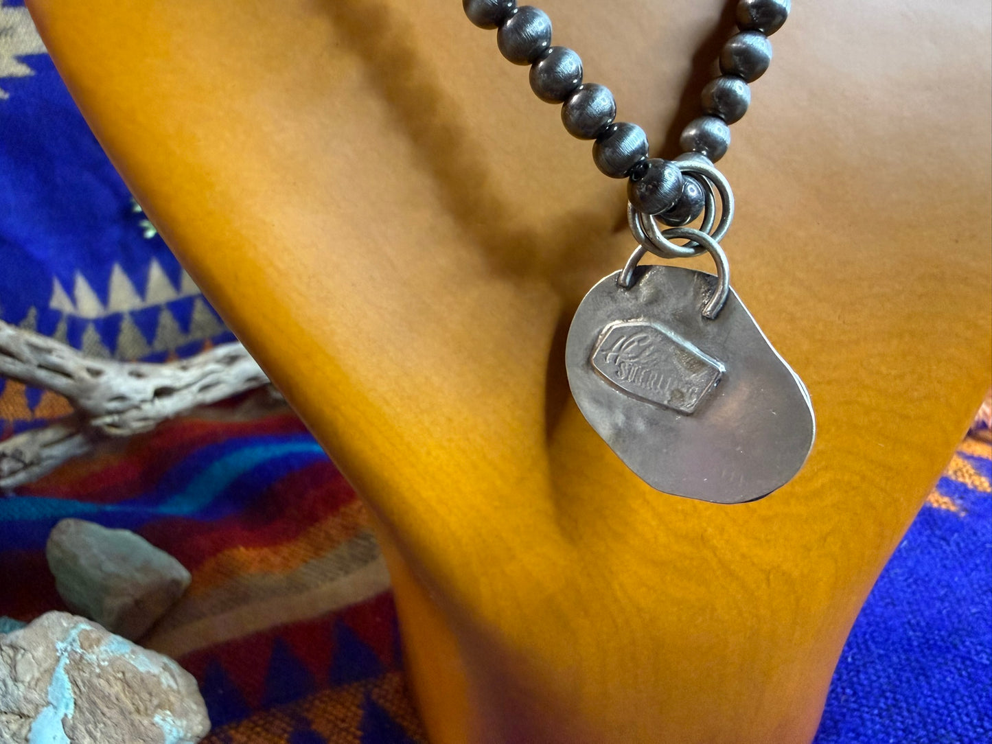 Two Turquoise Stone Pendant