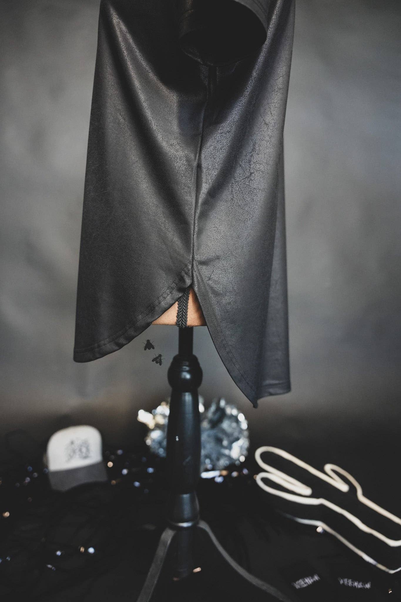Swanky Faux Leather Top