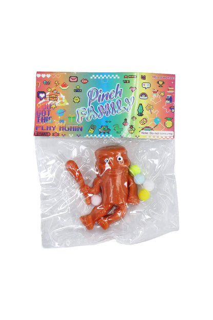 Brain Rot Memes Pom Pom Sticky Mochi Squishy Bag