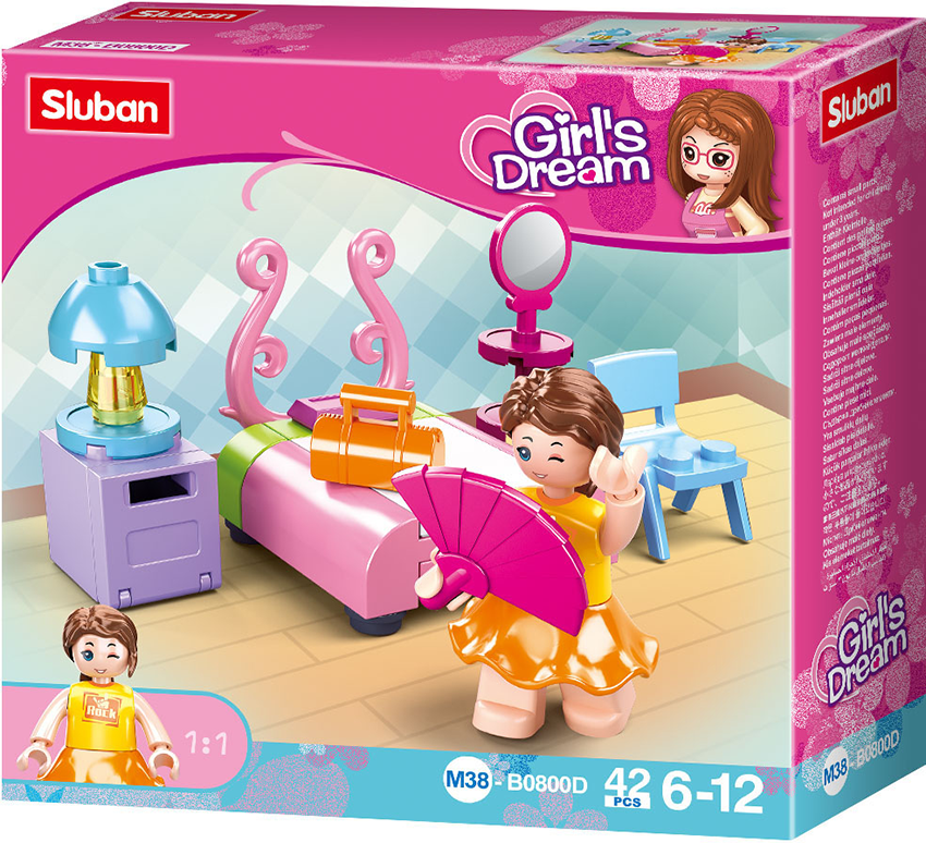 Girl's Dream Apartment Home Building Brick Sets