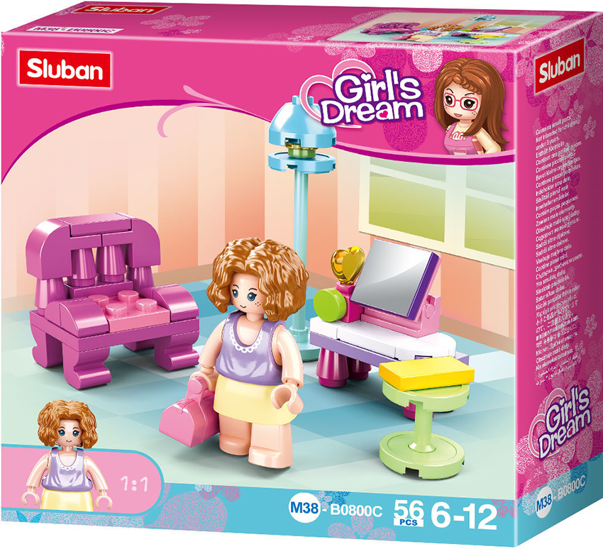 Girl's Dream Apartment Home Building Brick Sets