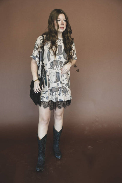 Future Gens Lucky Shirt Dress